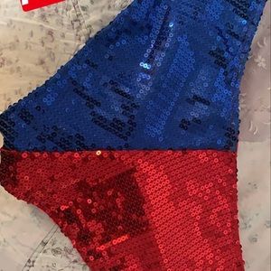 Sequin suicide squad Harley Quinn shorts